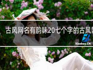 古风网名有韵味 七个字的古风网名