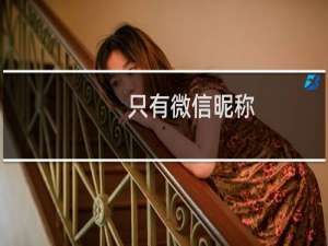 只有微信昵称,没有微信好,没有绑定任何东西.