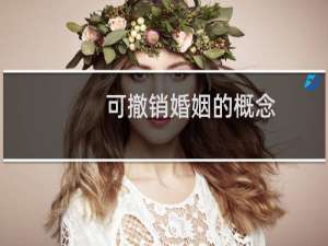 可撤销婚姻的概念