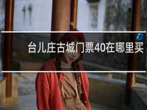台儿庄古城门票40在哪里买