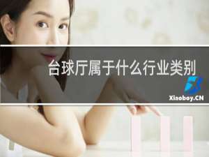 台球厅属于什么行业类别