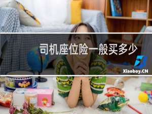 司机座位险一般买多少