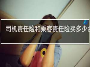 司机责任险和乘客责任险买多少合适