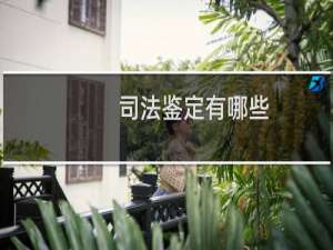 司法鉴定有哪些