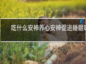 吃什么安神养心安神促进睡眠呢
