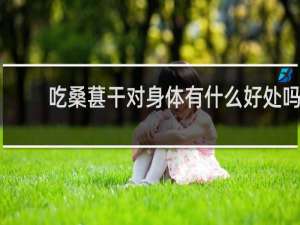 吃桑葚干对身体有什么好处吗
