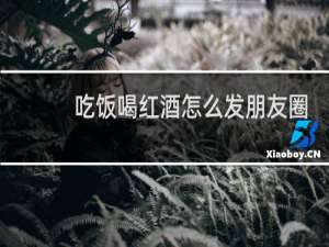 吃饭喝红酒怎么发朋友圈
