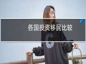 各国投资移民比较