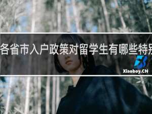 各省市入户政策对留学生有哪些特别规定