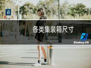 各类集装箱尺寸