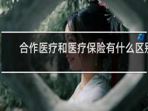 合作医疗和医疗保险有什么区别