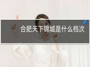 合肥天下锦城是什么档次