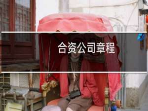 合资公司章程