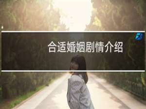 合适婚姻剧情介绍