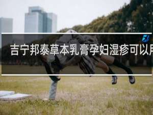 吉宁邦泰草本乳膏孕妇湿疹可以用么