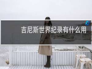 吉尼斯世界纪录有什么用