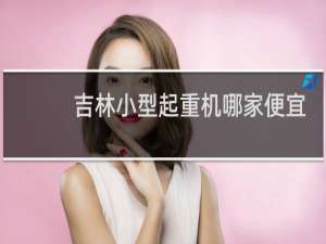 吉林小型起重机哪家便宜