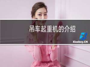 吊车起重机的介绍