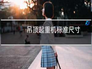 吊顶起重机标准尺寸