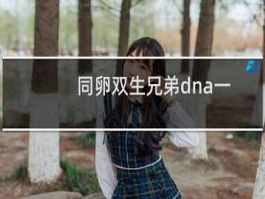 同卵双生兄弟dna一样吗（同卵双生）