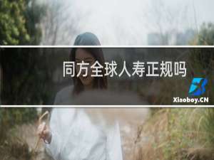 同方全球人寿正规吗