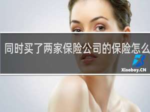 同时买了两家保险公司的保险怎么理赔