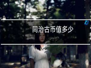 同治古币值多少