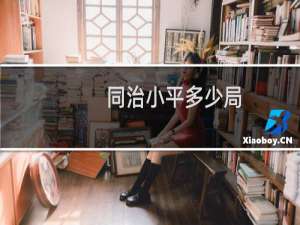 同治小平多少局
