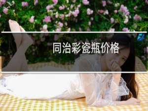 同治彩瓷瓶价格