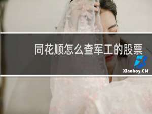 同花顺怎么查军工的股票
