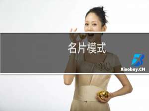 名片模式