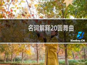 名词解释 圆舞曲