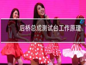 后桥总成测试台工作原理