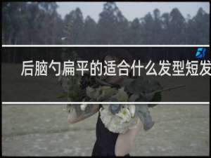 后脑勺扁平的适合什么发型短发男