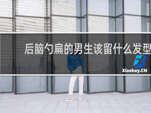 后脑勺扁的男生该留什么发型