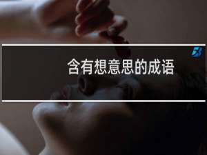 含有想意思的成语