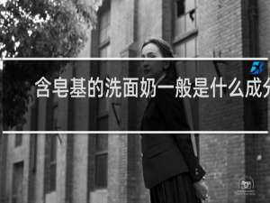 含皂基的洗面奶一般是什么成分