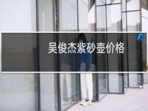 吴俊杰紫砂壶价格