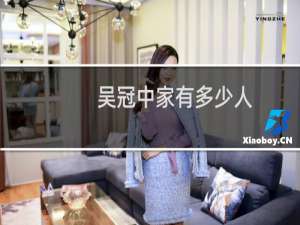 吴冠中家有多少人