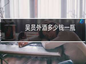 吴员外酒多少钱一瓶