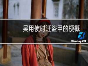 吴用使时迁盗甲的梗概