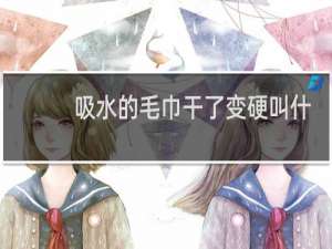 吸水的毛巾干了变硬叫什么