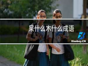 呆什么木什么成语