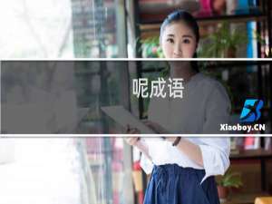 呢成语