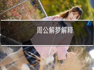周公解梦解释