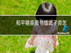 和平精英图书馆武子弈怎么玩
