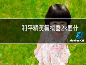 和平精英模拟器2k要什么显卡