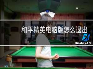 和平精英电脑版怎么退出游戏(和平精英电脑版怎么退出界面)