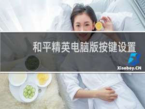 和平精英电脑版按键设置怎么调最好