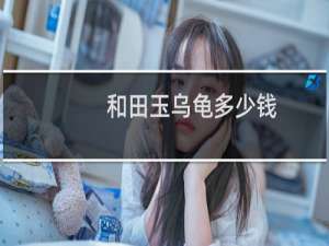 和田玉乌龟多少钱